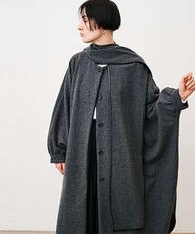 CLANE（クラネ）の「ショールフードバルーンコート（）」 - WEAR