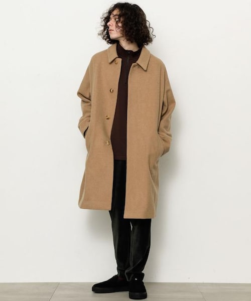 marka（マーカ）の「別注ウールバルカラーコート（）」 - WEAR
