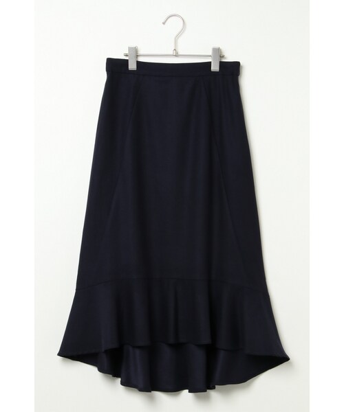 ikka（イッカ）の「Sdv フェイクスエードペプラムスカート（スカート・レディース・レンガ/ネイビー/クルミ・Ｍ/Ｌ）」の3枚目の写真