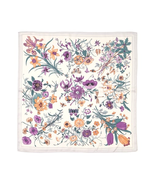 flower（フラワー）の「flower garden scarf ～ﾌﾗﾜｰｶﾞｰﾃﾞﾝｽｶｰﾌ