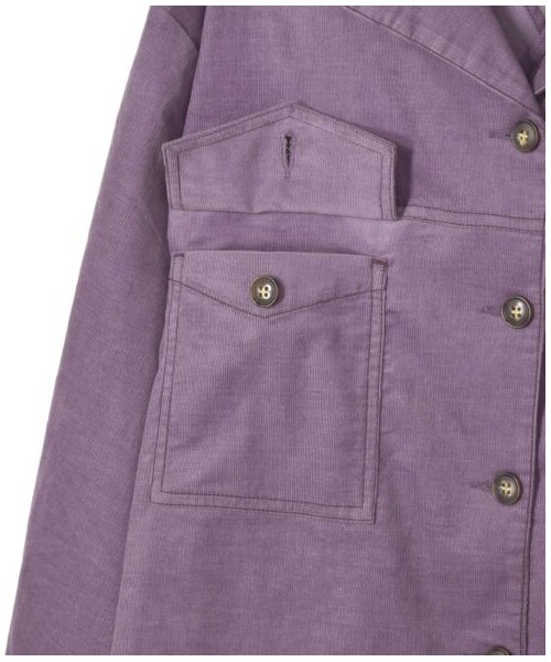 w closet(ダブルクローゼット)の「コーデュロイ後ろリボンBigシャツ(トップス・レディース・グレージュ/キャメル/パープル・FREE)」の10枚目の写真