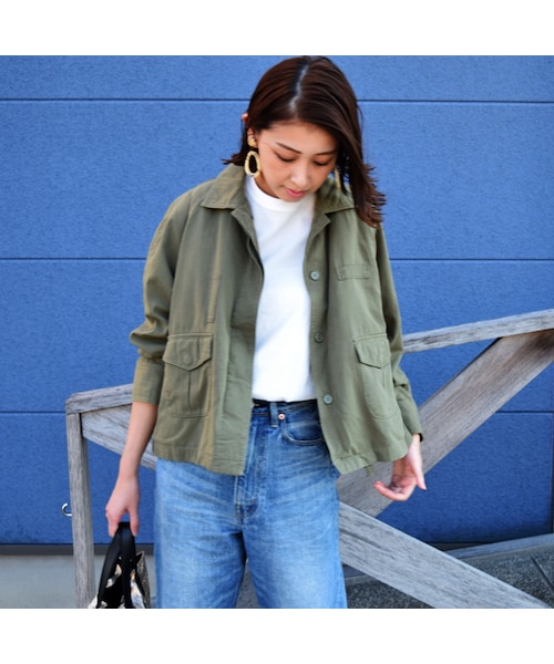no brand(ノーブランド)の「3WAYバックフレアミリタリーJK(ミリタリージャケット・レディース・その他)」の15枚目の写真