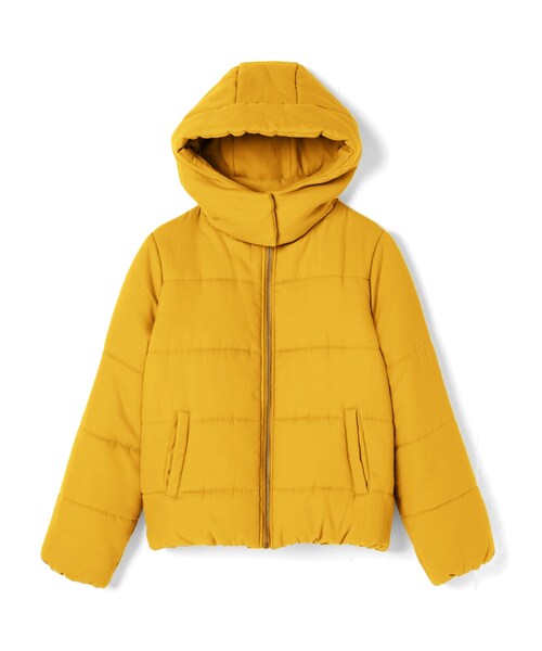 GRL（グレイル）の「中綿ダウンジャケット（ダウンジャケット/コート・レディース・ピンク/マスタード・M）」の2枚目の写真