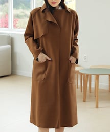 DHOLIC | カットオフオープンロングコート(ダウンジャケット/コート)