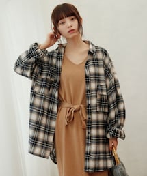 Crisp | フランネルチェックシャツ(シャツ/ブラウス)