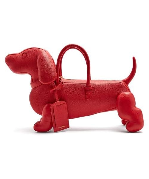 THOM BROWNE（トムブラウン）の「Thom Browne Hector Grained Leather Dog Bag