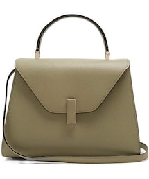 Valextra | Valextra - Iside Medium Grained Leather Bag - Womens - Khaki(トートバッグ)