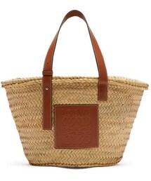 LOEWE | Loewe - Medium Woven Basket Bag - Womens - Tan Multi(トートバッグ)