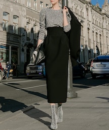 DINT | ハイウエストスリムスカート(スカート)