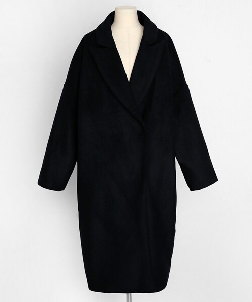 DHOLIC(ディーホリック)の「オーバーサイズロングダブルコート(その他アウター・レディース・ブラウン/その他・FREE)」の2枚目の写真