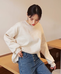 DHOLIC | 裏起毛コットンスウェット(スウェット)