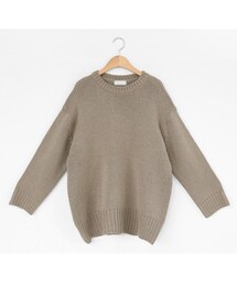 DHOLIC | リブヘムオーバーサイズニット(ニット/セーター)