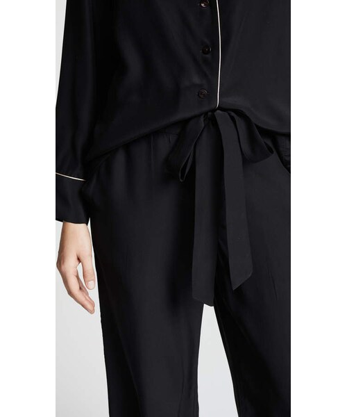 Kiki de Montparnasse(キキドモンパルナス)の「Kiki De Montparnasse Silk PJ Pants(ルームウェア/パジャマ・レディース・Beige・XS/S/M/L)」の4枚目の写真