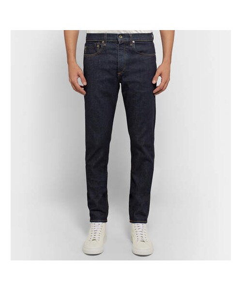 rag & bone（ラグアンドボーン）の「rag & bone Fit 1 Skinny-Fit Selvedge Stretch-Denim Jeans（デニムパンツ・メンズ・Blue・38/32/33/31/36/34/28/30/29）」の4枚目の写真