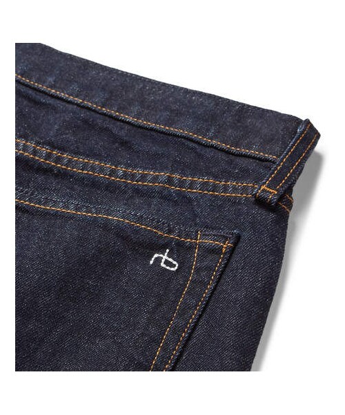 rag & bone（ラグアンドボーン）の「rag & bone Fit 1 Skinny-Fit Selvedge Stretch-Denim Jeans（デニムパンツ・メンズ・Blue・38/32/33/31/36/34/28/30/29）」の5枚目の写真