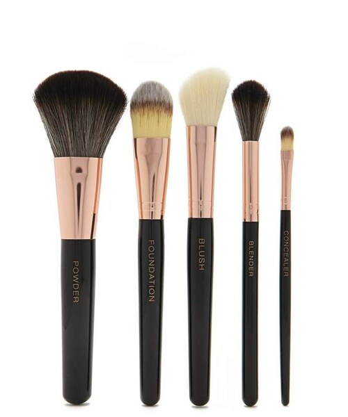 FOREVER 21(フォーエバー トゥエンティーワン)の「Forever 21 Cosmetic Makeup Brush Set(メイクブラシ・レディース・BLACK/ROSE GOLD・One Size)」の1枚目の写真