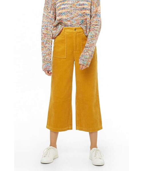 Forever 21 Cropped Corduroy Pants - WEAR