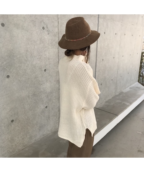 copine（コピン）の「【期間限定価格】再入荷！バルーンスリーブざっくりゆるニット(3color)【クリックポスト対象商品】（ニット/セーター・レディース・その他）」の4枚目の写真