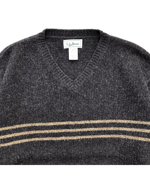 90s00s L.L.Beanエルエルビーン ボーダー ラムウールニットセーター 90s00s L.L.Beanエルエルビーン ボーダー ラムウールニット