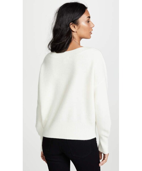 CLUB MONACO(クラブモナコ)の「Club Monaco Raoula Cashmere Sweater(ニット/セーター・レディース・White・XS/S/M/L)」の3枚目の写真