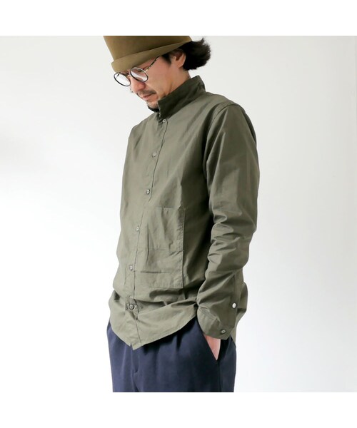 nisica（ニシカ）の「nisica｜ニシカ ｜リップストップスタンドカラー