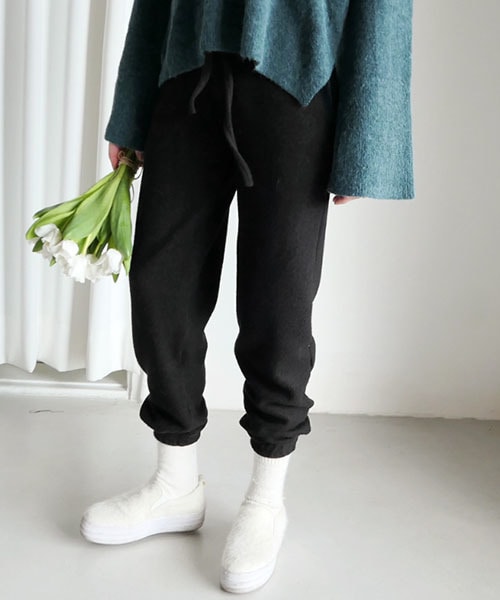 DHOLIC(ディーホリック)の「ソフトタッチジョガーパンツ(その他パンツ・レディース・ベージュ/グレー/ブラック・FREE)」の2枚目の写真