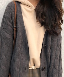 DHOLIC | ストリングヘムフードプルオーバー(その他トップス)