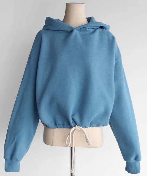 DHOLIC（ディーホリック）の「ストリングヘムフードプルオーバー（その他トップス・レディース・ベージュ/ピンク/ブルー・FREE）」の2枚目の写真