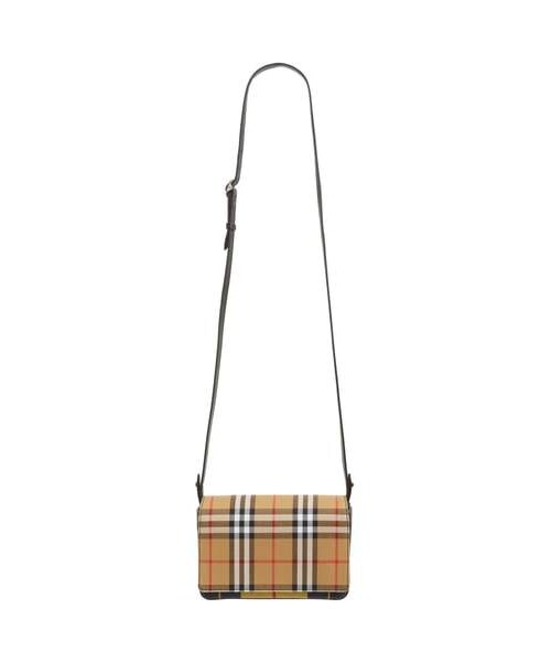 【BURBERRY】HAMPSHIRE CROSSBODY BAG BURBERRY HAMPSHIRE CROSSBODY BAG CANVAS LEATHER 80844891