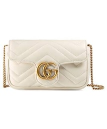 GUCCI | Gucci Supermini GG Marmont 2.0 Matelasse Leather Shoulder Bag(ショルダーバッグ)
