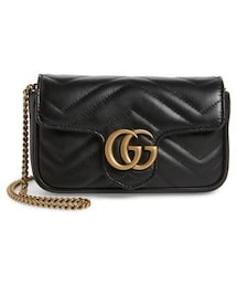 GUCCI | Gucci Supermini GG Marmont 2.0 Matelasse Leather Shoulder Bag(ショルダーバッグ)