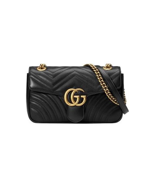 GUCCI（グッチ）の「Gucci Small GG Marmont 2.0 Matelasse Leather Shoulder Bag（ショルダーバッグ・レディース・Beige/Black/Pink/Red/White・One Size）」の3枚目の写真
