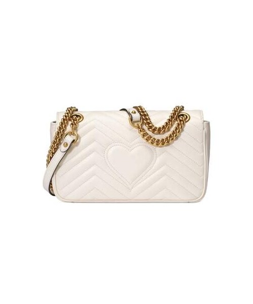 GUCCI（グッチ）の「Gucci Small GG Marmont 2.0 Matelasse Leather Shoulder Bag（ショルダーバッグ・レディース・Beige/Black/Pink/Red/White・One Size）」の6枚目の写真