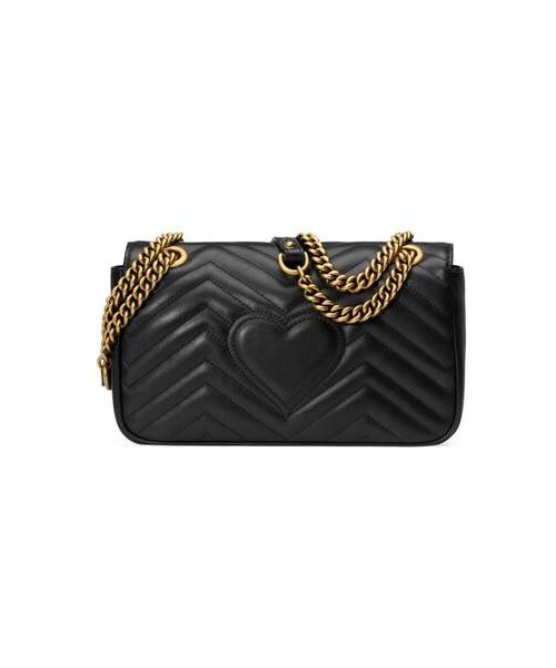 GUCCI（グッチ）の「Gucci Small GG Marmont 2.0 Matelasse Leather Shoulder Bag（ショルダーバッグ・レディース・Beige/Black/Pink/Red/White・One Size）」の8枚目の写真