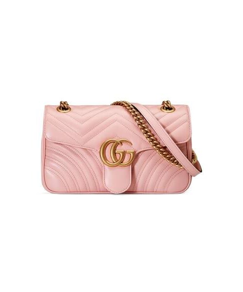 GUCCI（グッチ）の「Gucci Small GG Marmont 2.0 Matelasse Leather Shoulder Bag（ショルダーバッグ・レディース・Beige/Black/Pink/Red/White・One Size）」の4枚目の写真