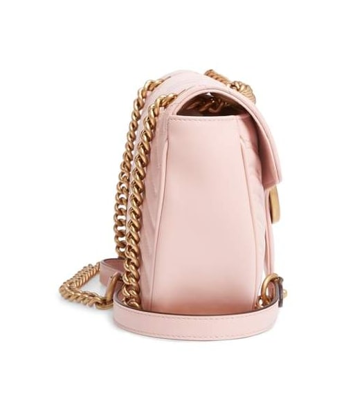 GUCCI（グッチ）の「Gucci Small GG Marmont 2.0 Matelasse Leather Shoulder Bag（ショルダーバッグ・レディース・Beige/Black/Pink/Red/White・One Size）」の9枚目の写真