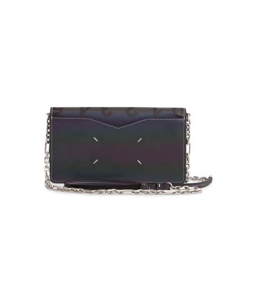 Maison Margiela（メゾンマルジェラ）の「Maison Margiela Reflective Wallet on a Chain（財布・レディース・Black・One Size）」の2枚目の写真