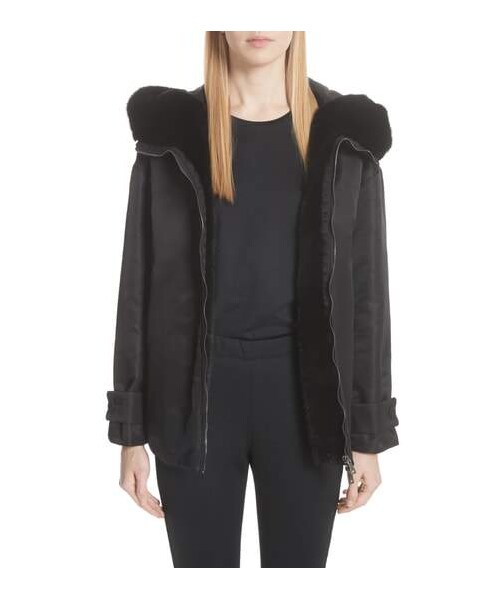 MONCLER（モンクレール）の「Moncler Bondree Genuine Mink Fur Trim 