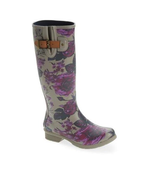 chooka floral rain boots