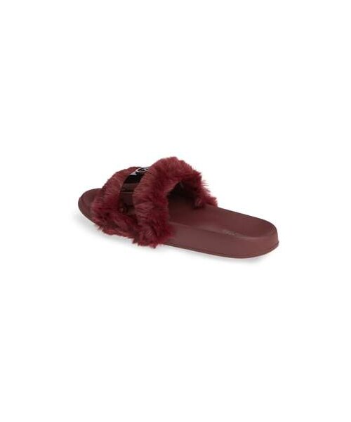 MICHAEL KORS（マイケルコース）の「MICHAEL Michael Kors Jett Faux Fur Slide  Sandal（その他シューズ）」 - WEAR