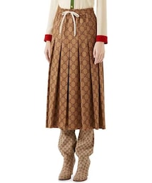 GUCCI | Gucci GG Print Pleated Midi Skirt(スカート)