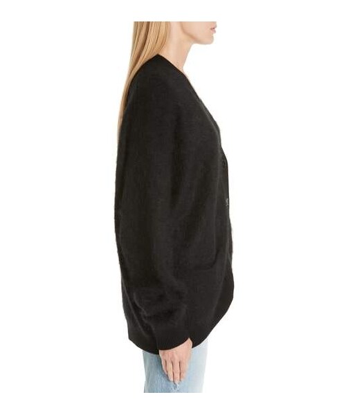 Acne Studios（アクネストゥディオズ）の「Acne Studios Oversize Wool & Mohair Blend Cardigan（カーディガン/ボレロ・レディース・Black・Large）」の3枚目の写真