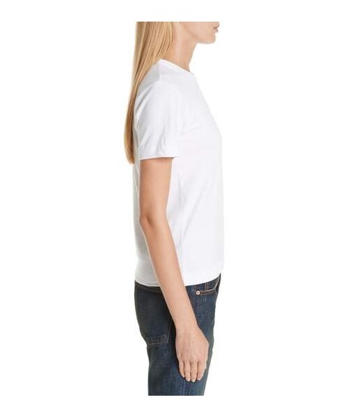 COMME des GARCONS（コムデギャルソン）の「Comme des Garcons PLAY Half Heart Graphic Tee（Tシャツ/カットソー・レディース・White・Medium/X-small）」の3枚目の写真