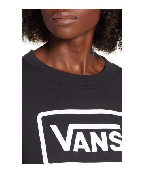 VANS（バンズ）の「Vans Boom Boom Boxy Tee（Tシャツ/カットソー・レディース・Black・X-small/Medium/Small/Large）」の4枚目の写真