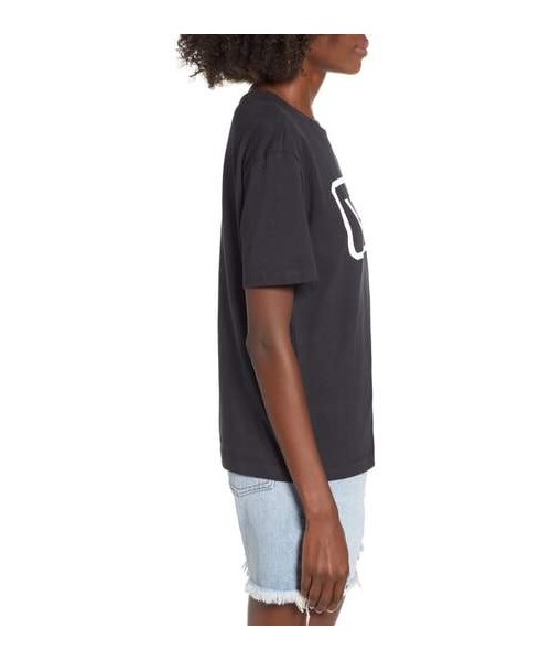 VANS（バンズ）の「Vans Boom Boom Boxy Tee（Tシャツ/カットソー・レディース・Black・X-small/Medium/Small/Large）」の2枚目の写真