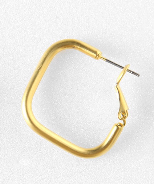 DHOLIC（ディーホリック）の「2TYPEフレームピアス（ピアス（両耳用）・レディース・ゴールド/その他/シルバー/ホワイト・FREE）」の4枚目の写真