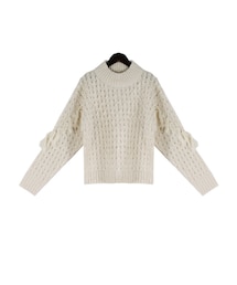 STYLEBLOCK | アクリルバルキーフリンジニットプルオーバー(ニット/セーター)