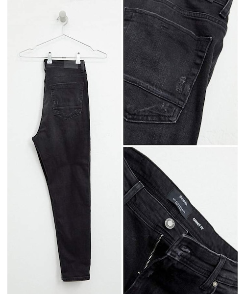 ☆ドイツ発*BERSHKA*新作*ローライズスキニーデニム/BLACK☆ レディース デニム スリム 2色展開 ブラック インディゴ