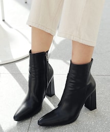 DHOLIC | ハイヒールレザー調ブーツ(ブーツ)