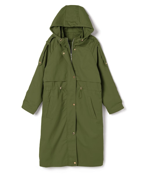 GRL（グレイル）の「フード付きモッズコート（モッズコート